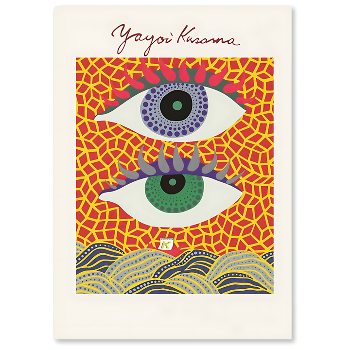 FATIMA - Yayoi Kusama-inspirerede lærredtryk